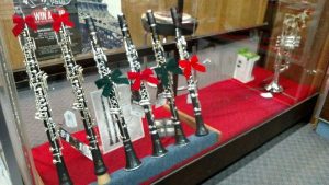 Clarinets in case