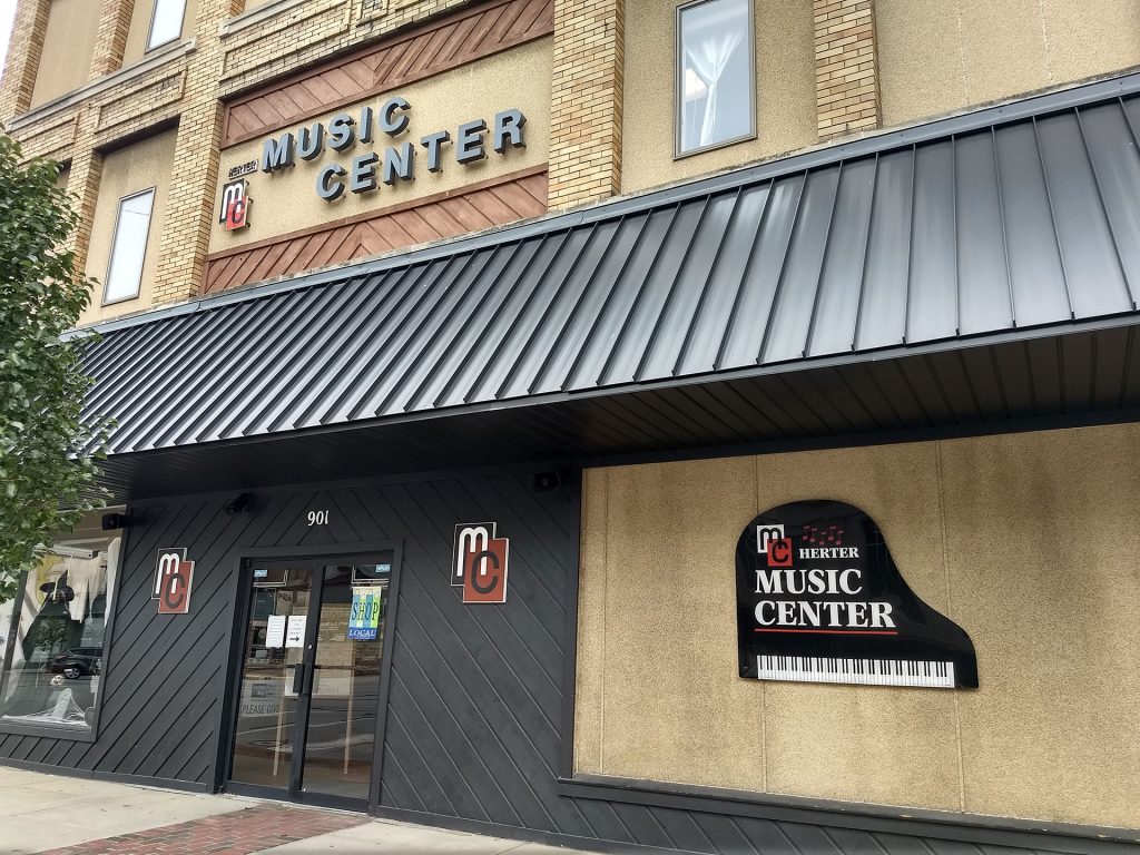 Street view of Herter Music Center