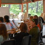 Youth band camp practicing