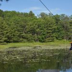 youth on zipline