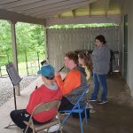 Youth band camp practicing