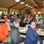 Campers in cafeteria